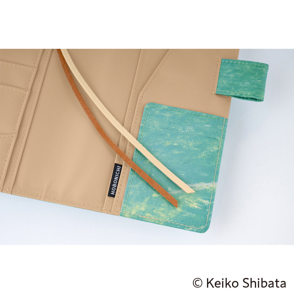 Couverture originale Hobonichi Techo 2025, A6 - Keiko Shibata : Du pain flottant dans le vent