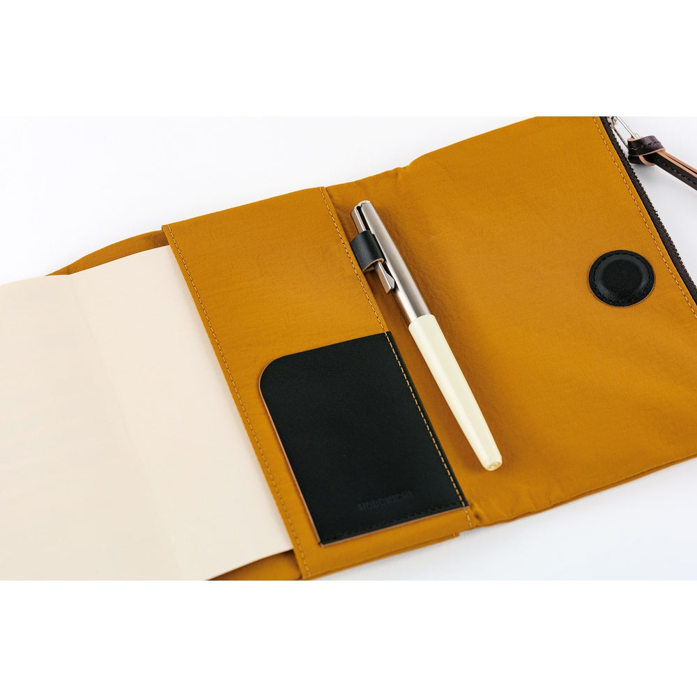 Hobonichi Techo 2026 Original Book & Cover, A6 - Tragen: Mustard (Jan/Mon Start)