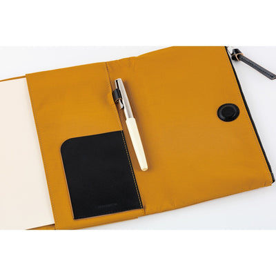 Hobonichi Techo 2026 Cousin Book & Cover, A5 - Tragen: Mustard (Jan/Mon Start)