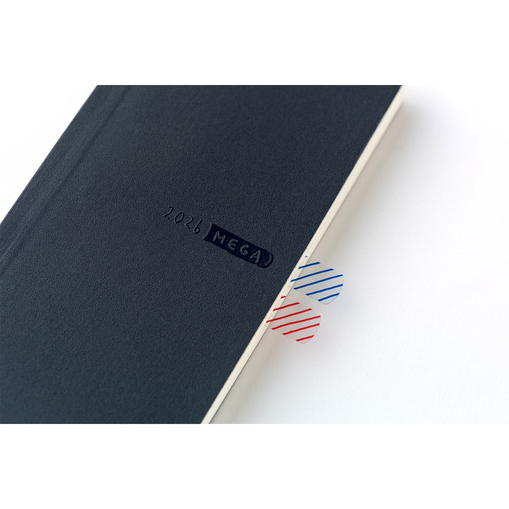 Hobonichi Techo 2026 Weeks MEGA - Sneaker: Indigo Black (English)