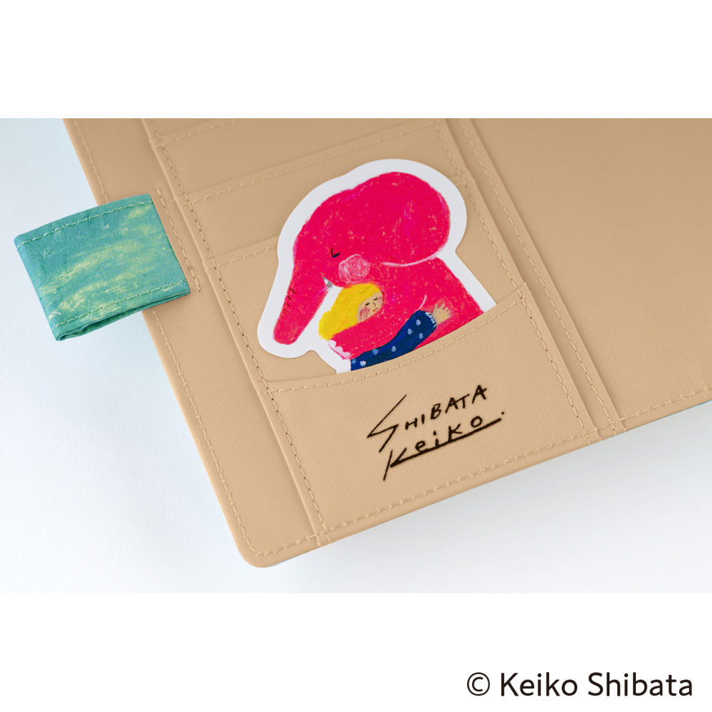 Couverture originale Hobonichi Techo 2025, A6 - Keiko Shibata : Du pain flottant dans le vent