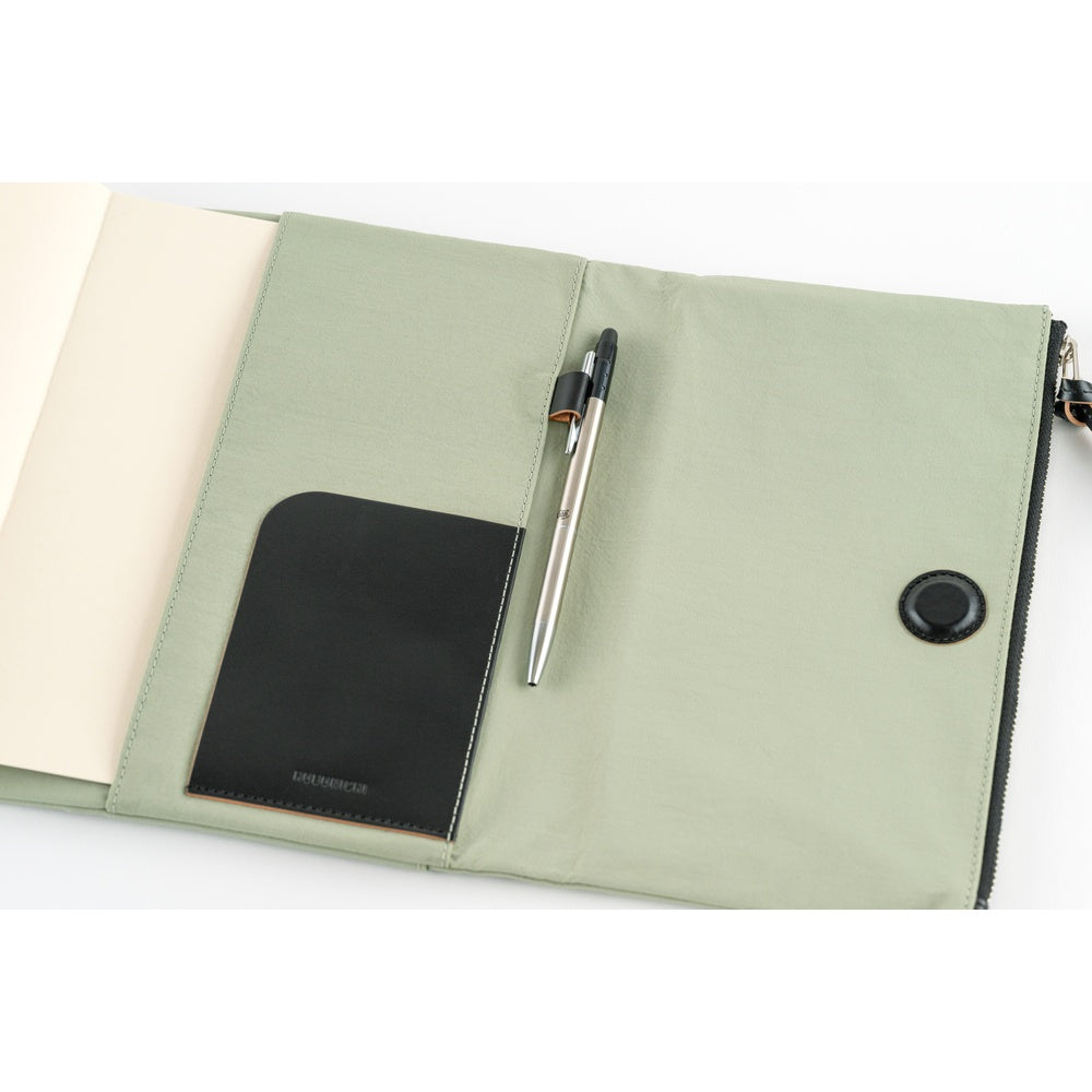 Hobonichi Techo 2026 Cousin Book & Cover, A5 - Tragen: Oakmoss (Jan/Mon Start)