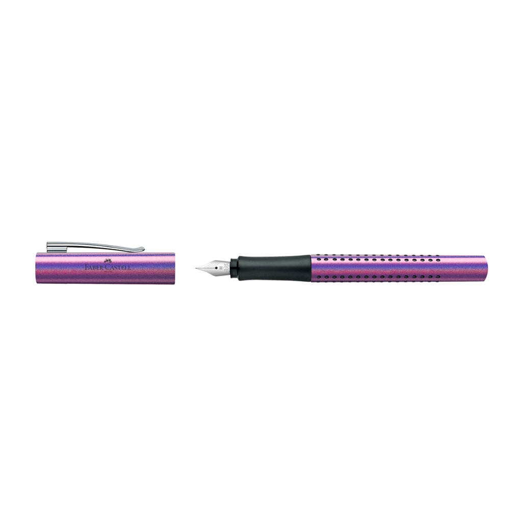 Faber-Castell Grip Glam Fountain Pen, Violet, Image 3