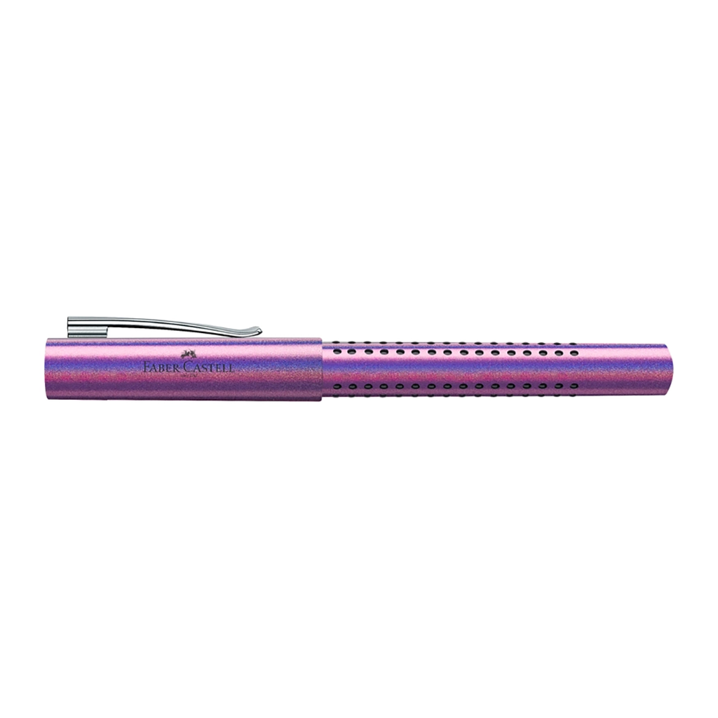 Faber-Castell Grip Glam Fountain Pen, Violet, Image 4