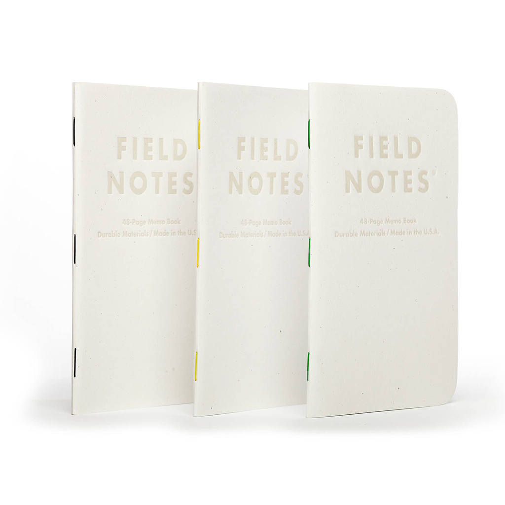 Cuaderno de notas de corteza de abedul Field Notes, paquete de 3