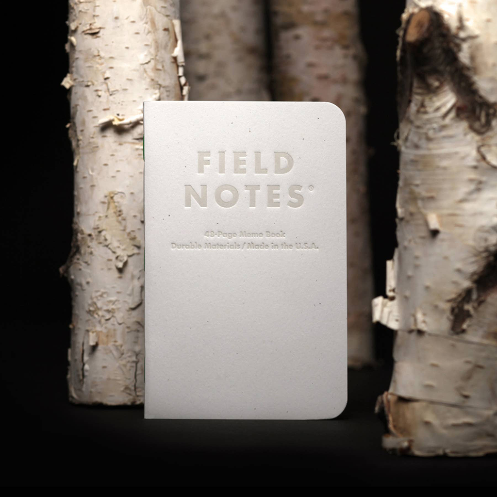 Field Notes Birch Bark Memo Book, 3 Pack