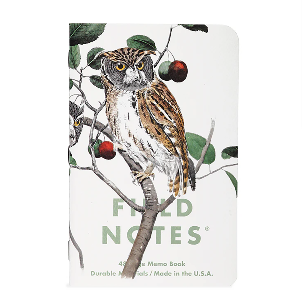 Field Notes Quarterly Edition Lined Notebooks, Pack A - Birds and Trees of North America