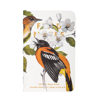 Field Notes Quarterly Edition Lined Notebooks, Pack B - Birds and Trees of North America