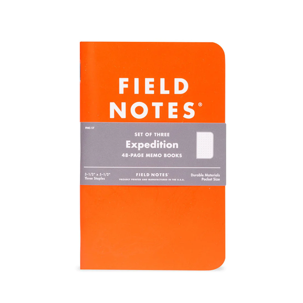 Field Notes Expedition Dot Grid Memo Book 3 Pack, Image 3
