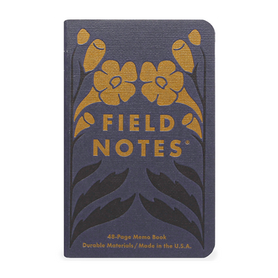 Field Notes Fall Flowers Lined Notebooks, 3 pk