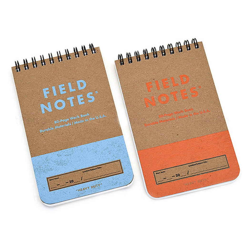 Field Notes Heavy Duty Spiral Notebooks, 2 Pack