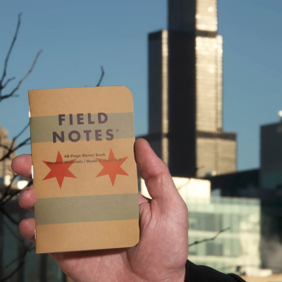 Field Notes Home Town Chicago Edition, paquete de 3 - Papel cuadriculado