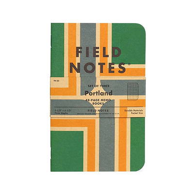 Field Notes Home Town Portland Edition, paquete de 3, papel cuadriculado