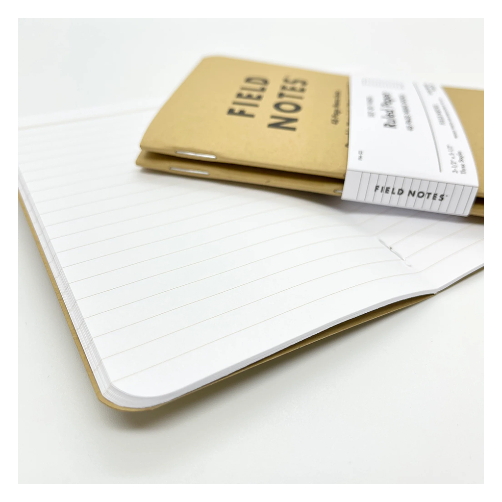 Field Notes Kraft Memo Book 3 Pack, Lined