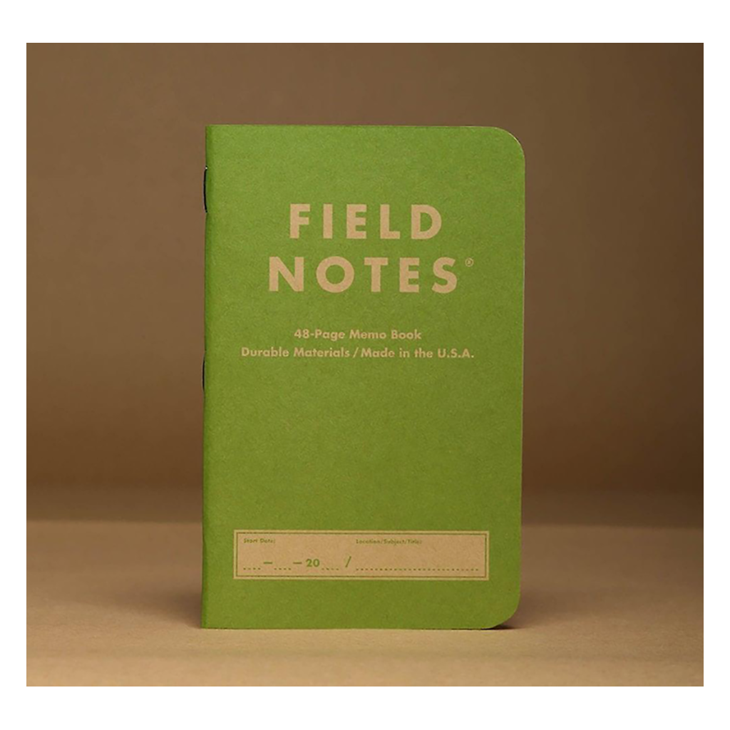 Field Notes Kraft Plus Memo Book 2 Pack in Moss Color, Image 2
