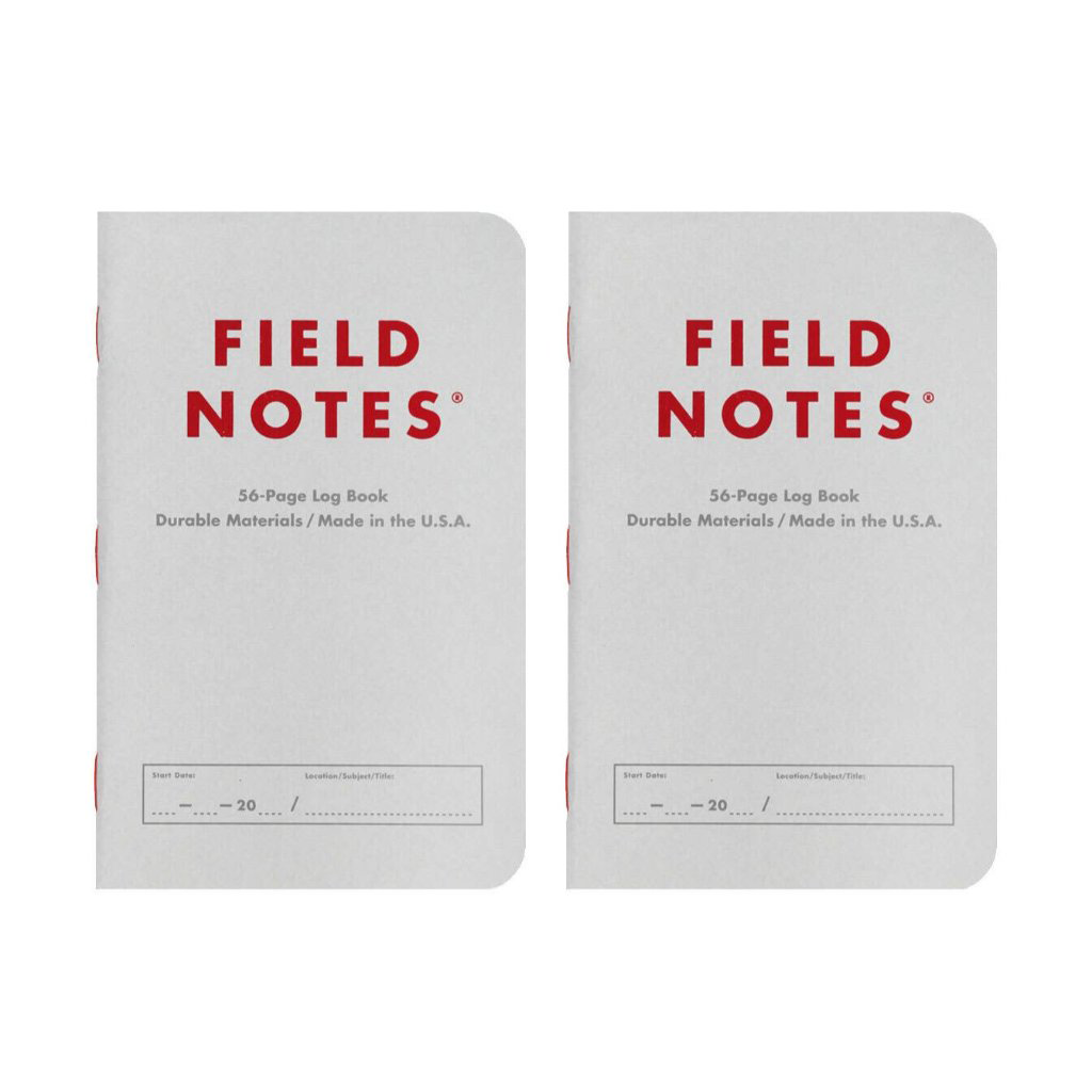 Field Notes Quarterly Edition Index Log Book, 2 Pack