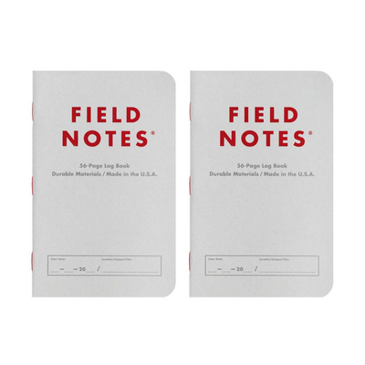 Field Notes Quarterly Edition Index Log Book, 2 Pack