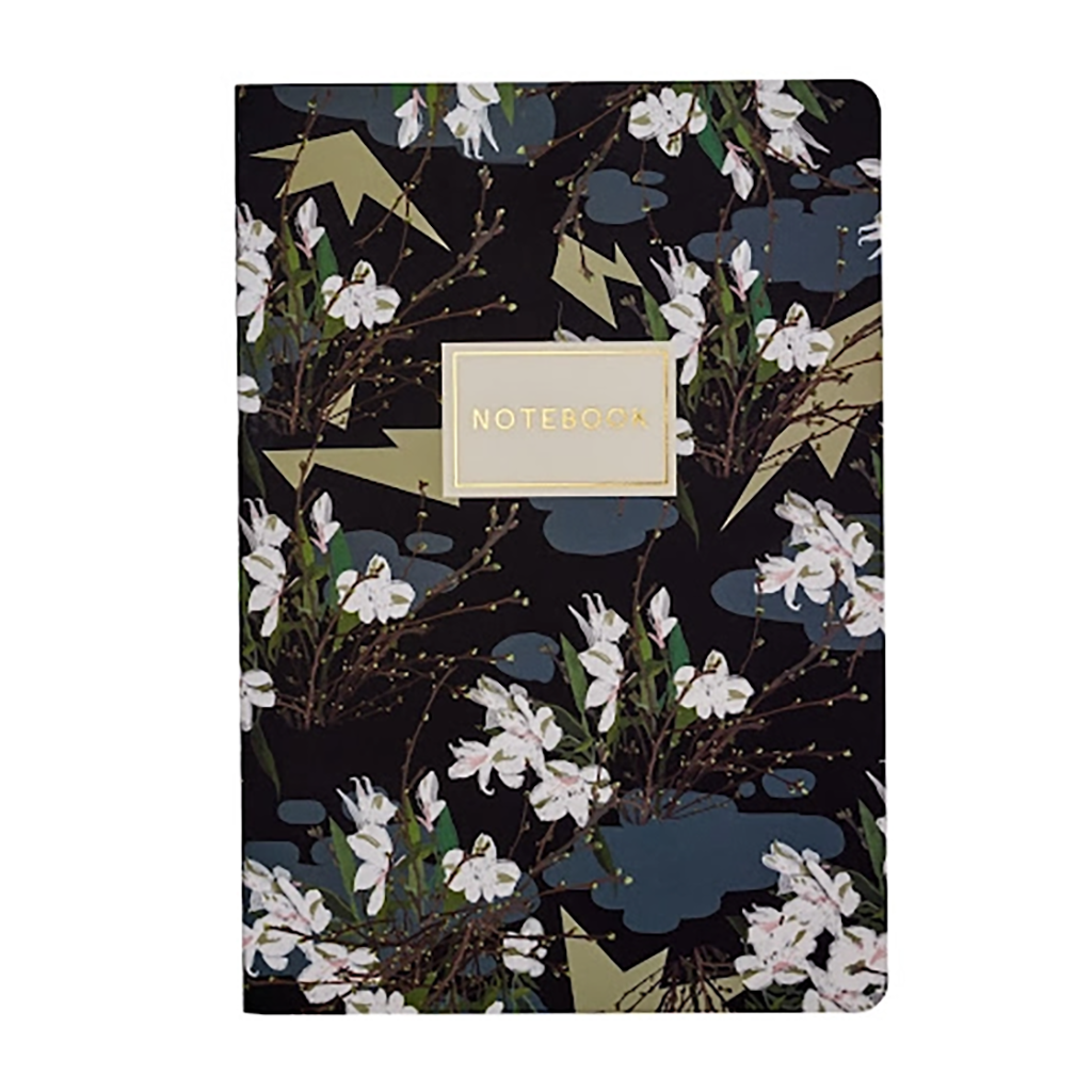 Flora Ruled Notebook, A5 - Series 1