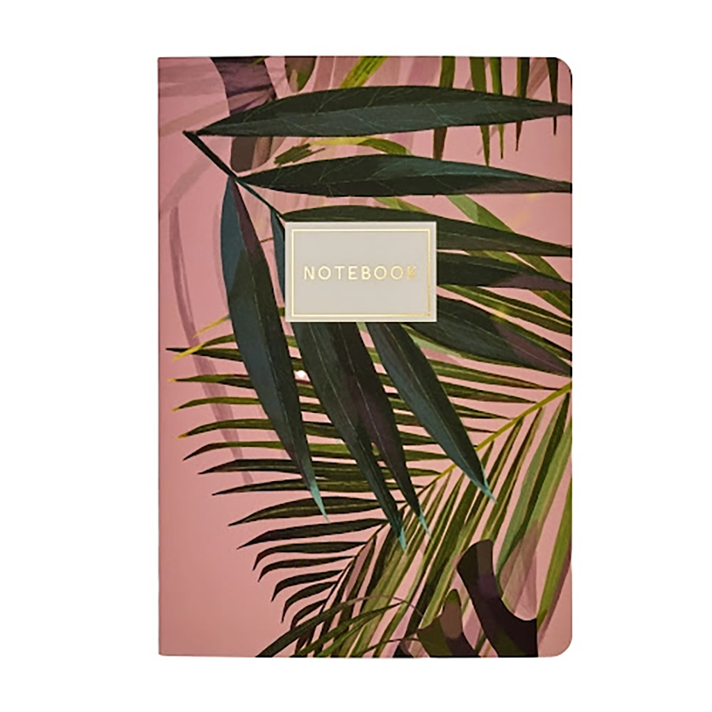 76 Page Softcover Ruled Notebook, A5 - Flora Series