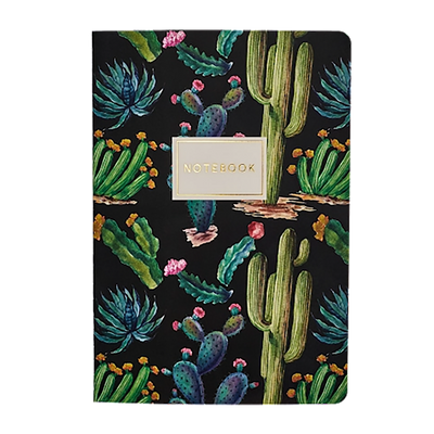 76 Page Softcover Ruled Notebook, A5 - Flora Series