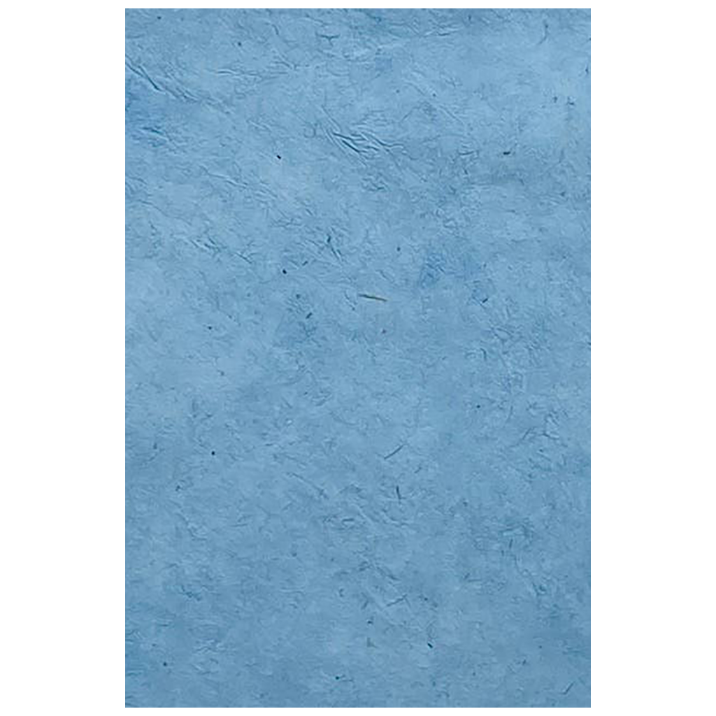 Feuille de papier Lokta, 20" x 30" - Bleu