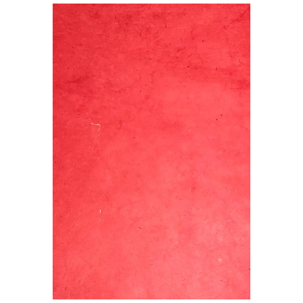 Feuille de papier Lokta, 20" x 30" - Rouge