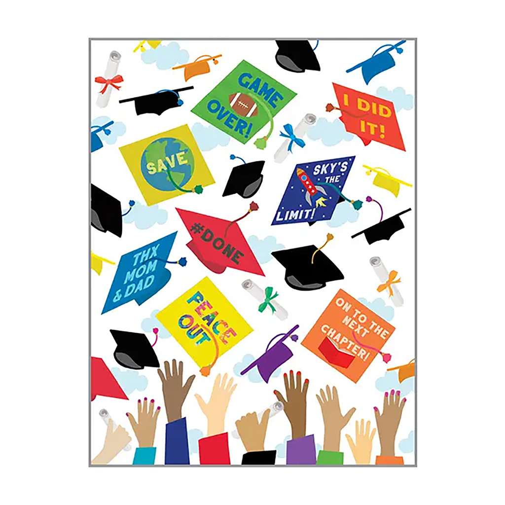 Cap Toss Graduation Card