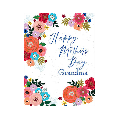 Spring Flowers for Grandma Mother's Day Card