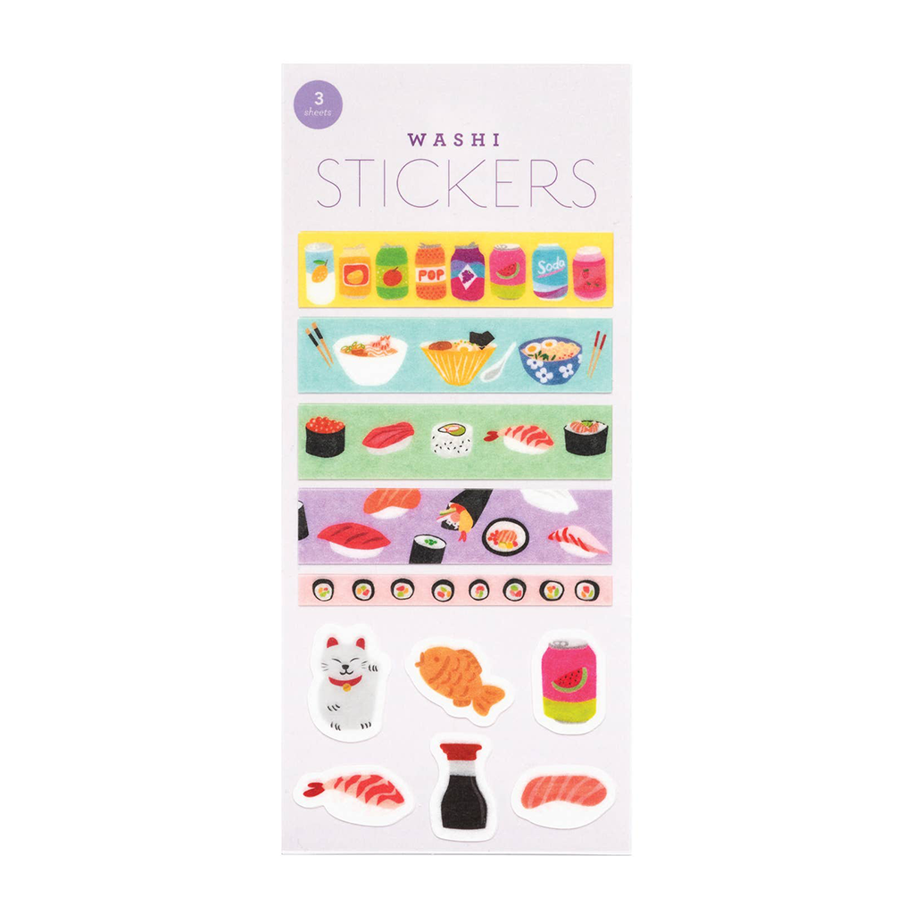 Asian Foods Washi Stickers
