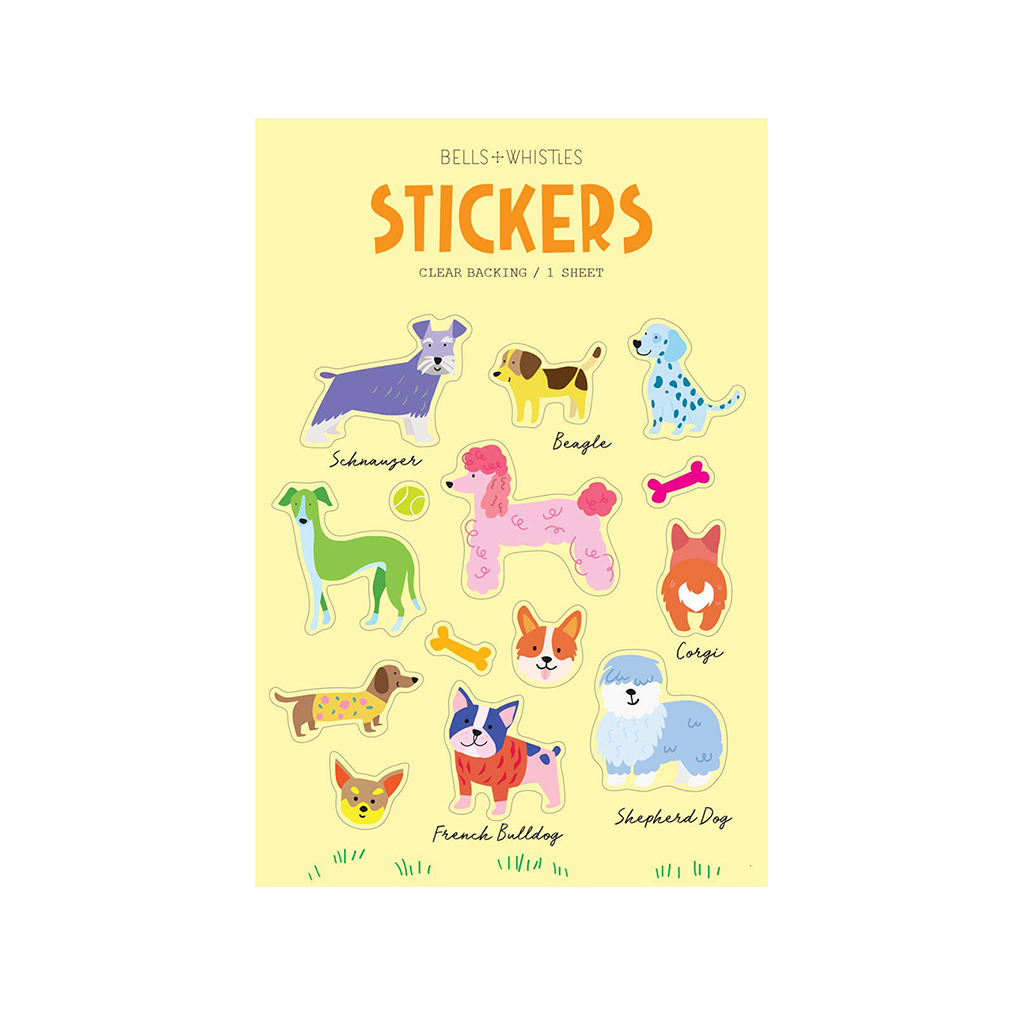 Dogs Clear Stickers