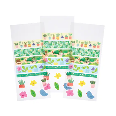 Girl of All Work Floral Washi Sticker Sheets