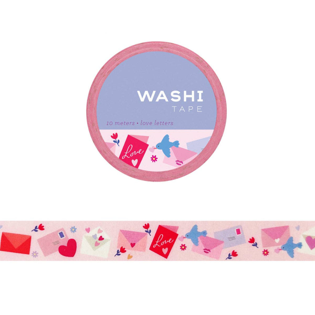 Washi tape with decorative design on a white background