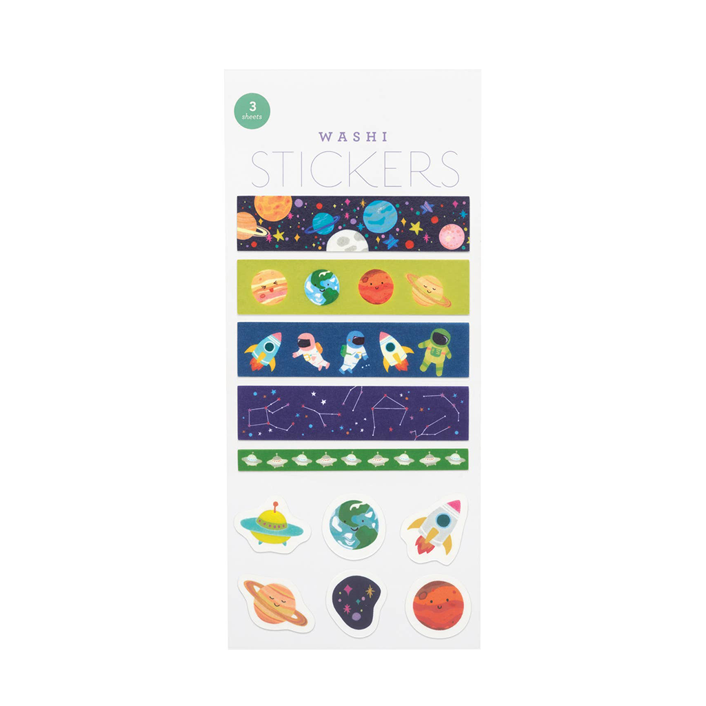 Planets Washi Stickers