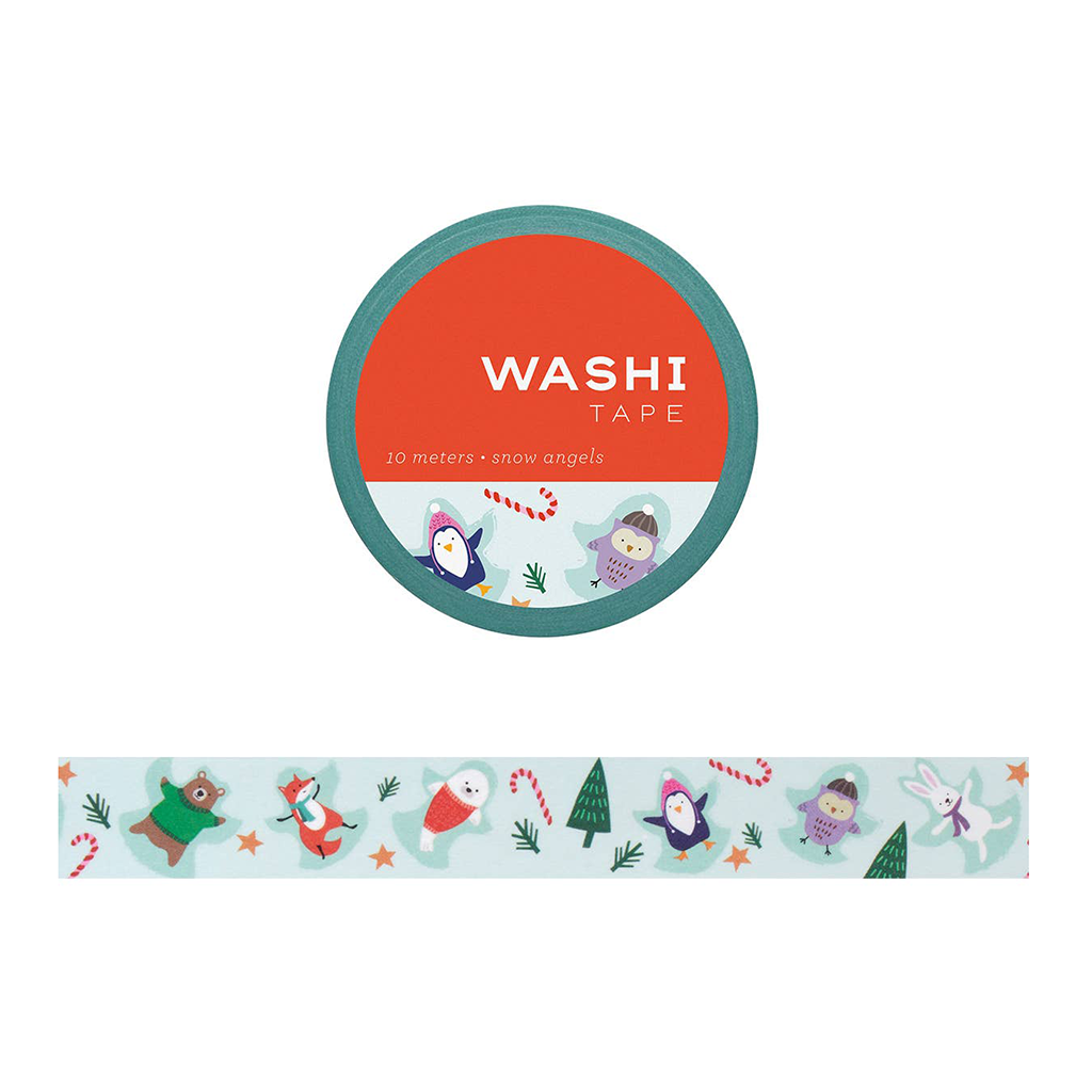 Girl of All Work Snow Angels Washi Tape Roll