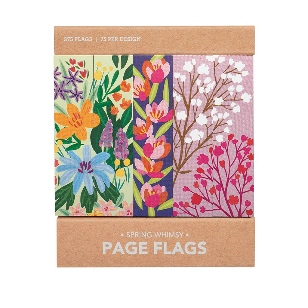 Girl of All Work Spring Whimsy Page Flag Booklet