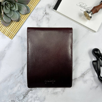 Girologio 6 Pen Leather Case, Oxblood
