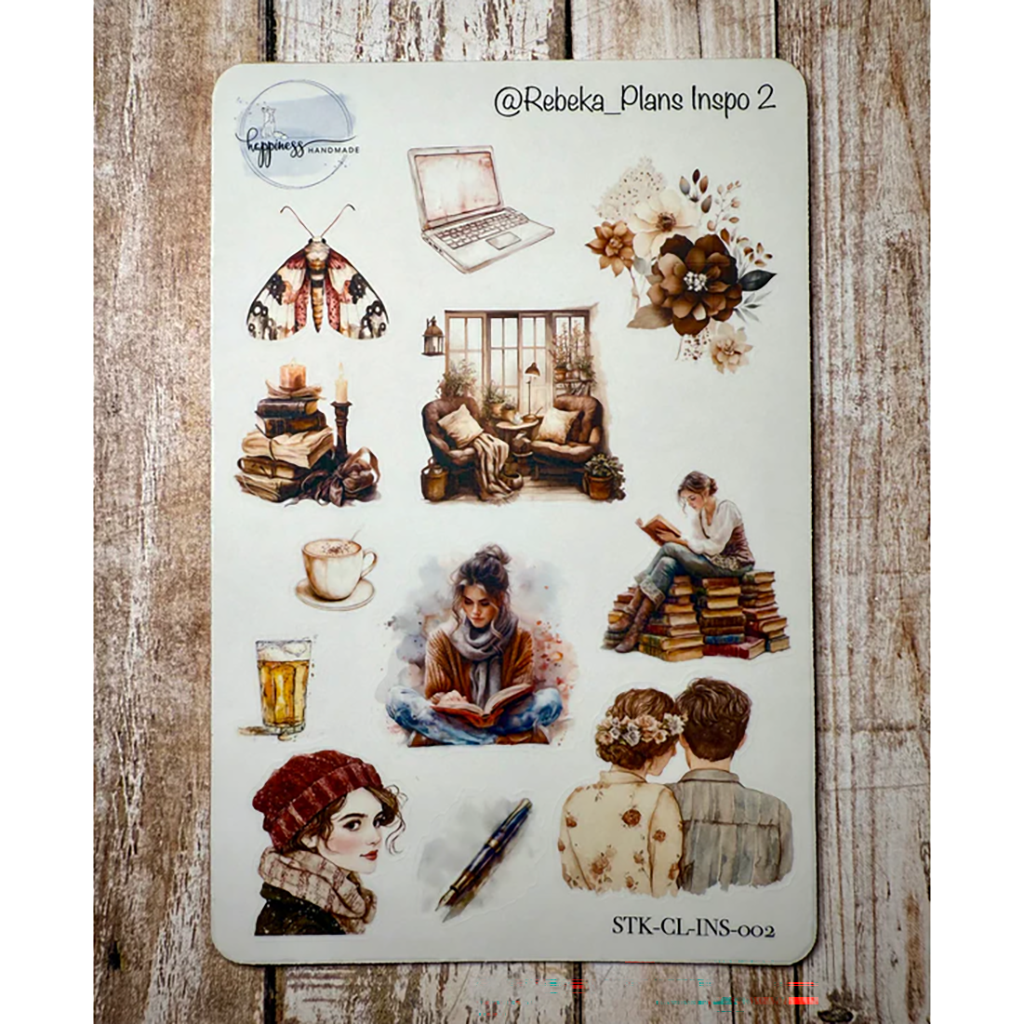 Happiness Handmade @Rebeka_Plans Inspo Sticker Sheet