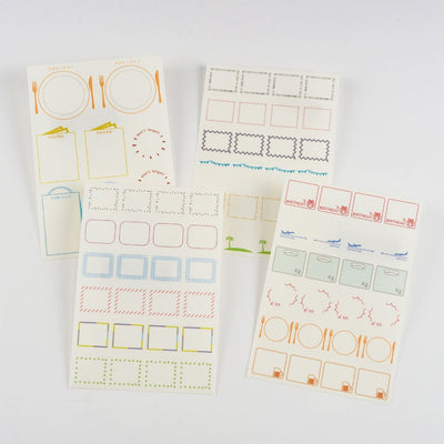 Set of 4 Hobonichi Frame Stickers