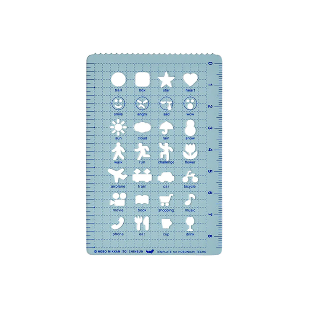 Hobonichi Stencil Accessory - Activities