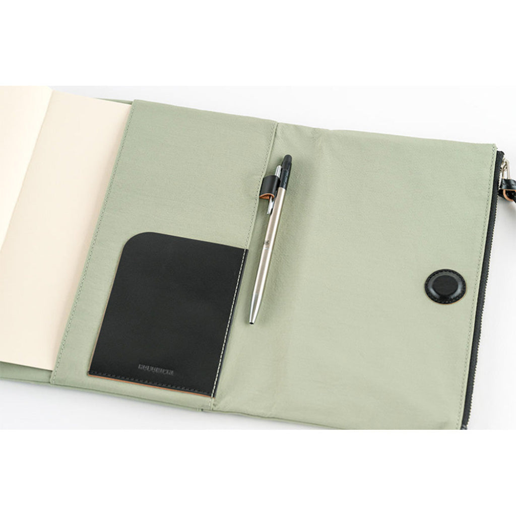 Hobonichi Techo 2025 Funda para primos, A5 - Tragen: Negro