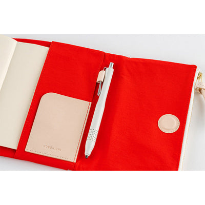 Hobonichi Techo 2025 Original Cover, A6 - Tragen: Red