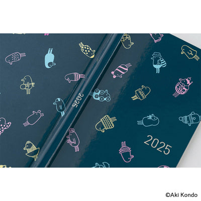 Semaines Hobonichi Techo 2025 - Nœud papillon : Sushi (Anglais)