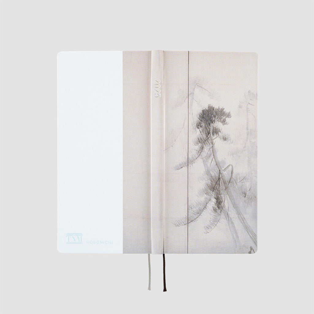 Hobonichi Techo 2025 Weeks, April Start - Tokyo National Museum: Hasegawa Tohaku - Pine Forest