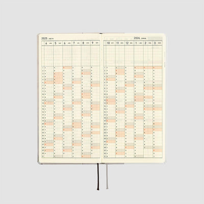 Hobonichi Techo 2025 Weeks, April Start - Tokyo National Museum: Hasegawa Tohaku - Pine Forest