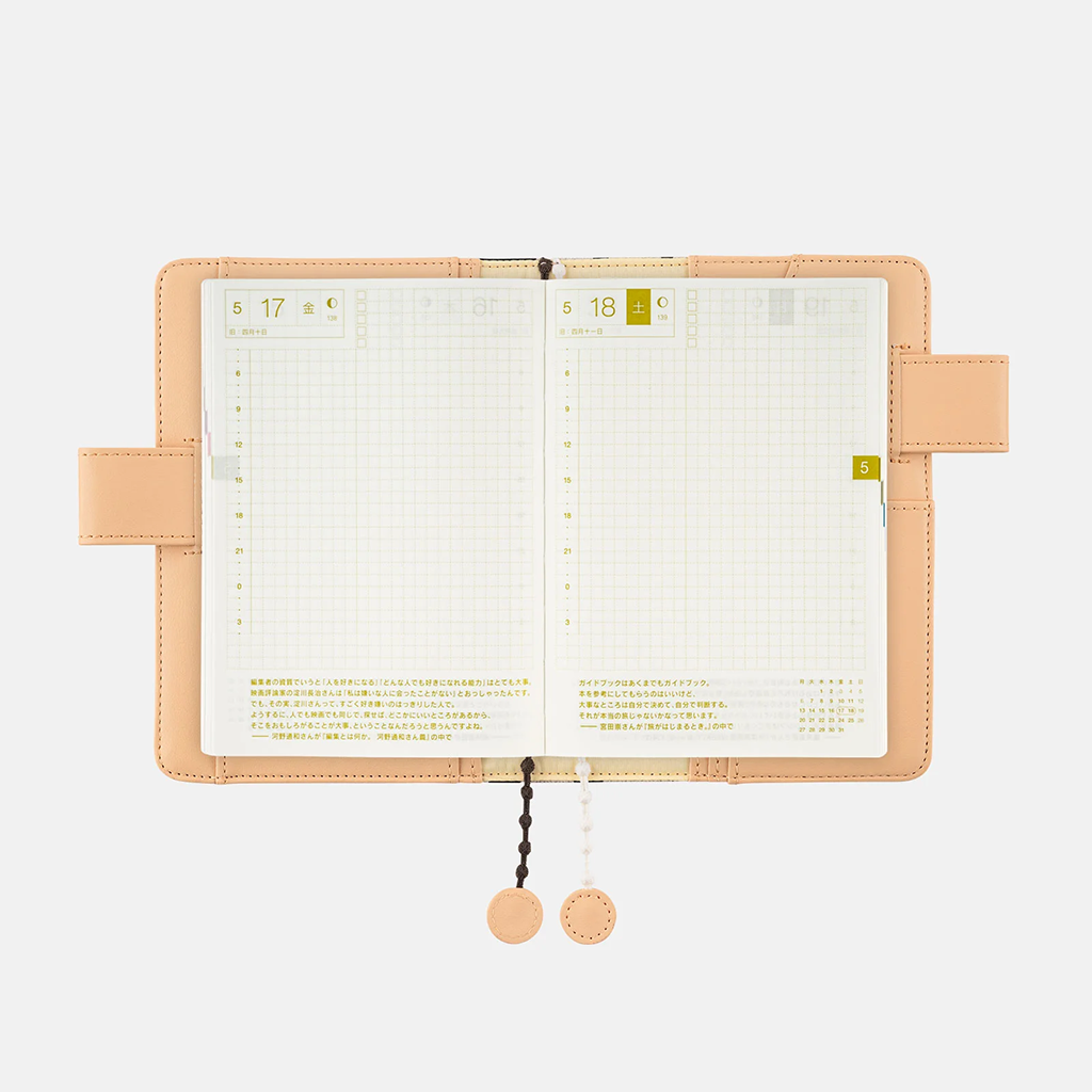 Hobonichi A6 Couverture, mina perhonen : anone-anone | EN MAGASIN UNIQUEMENT