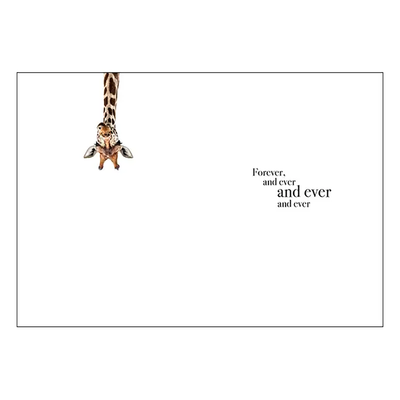 I Looong For You Animal Greeting Card