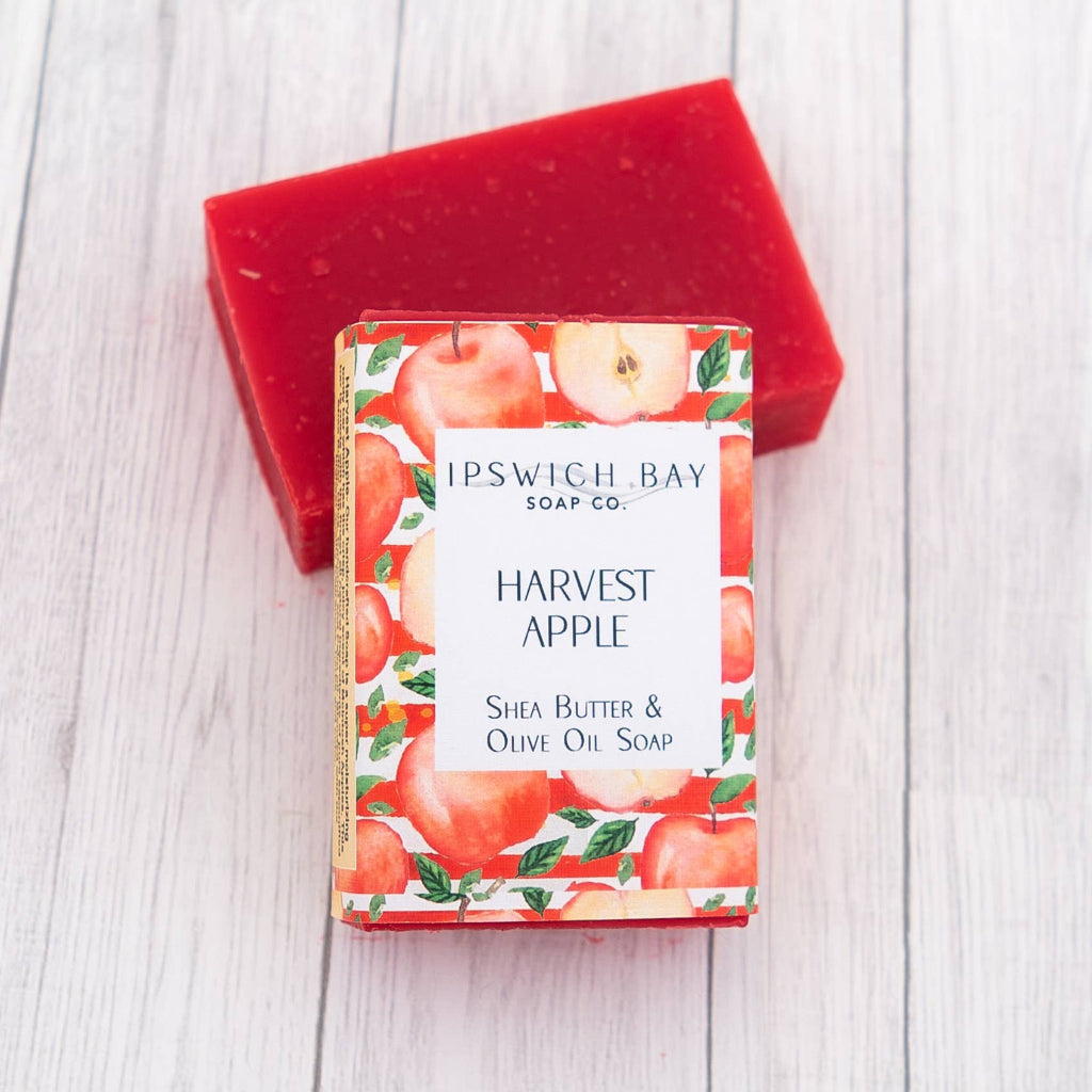 Ipswich Bay Handcrafted Soap Bar, 4 oz. - Harvest Apple