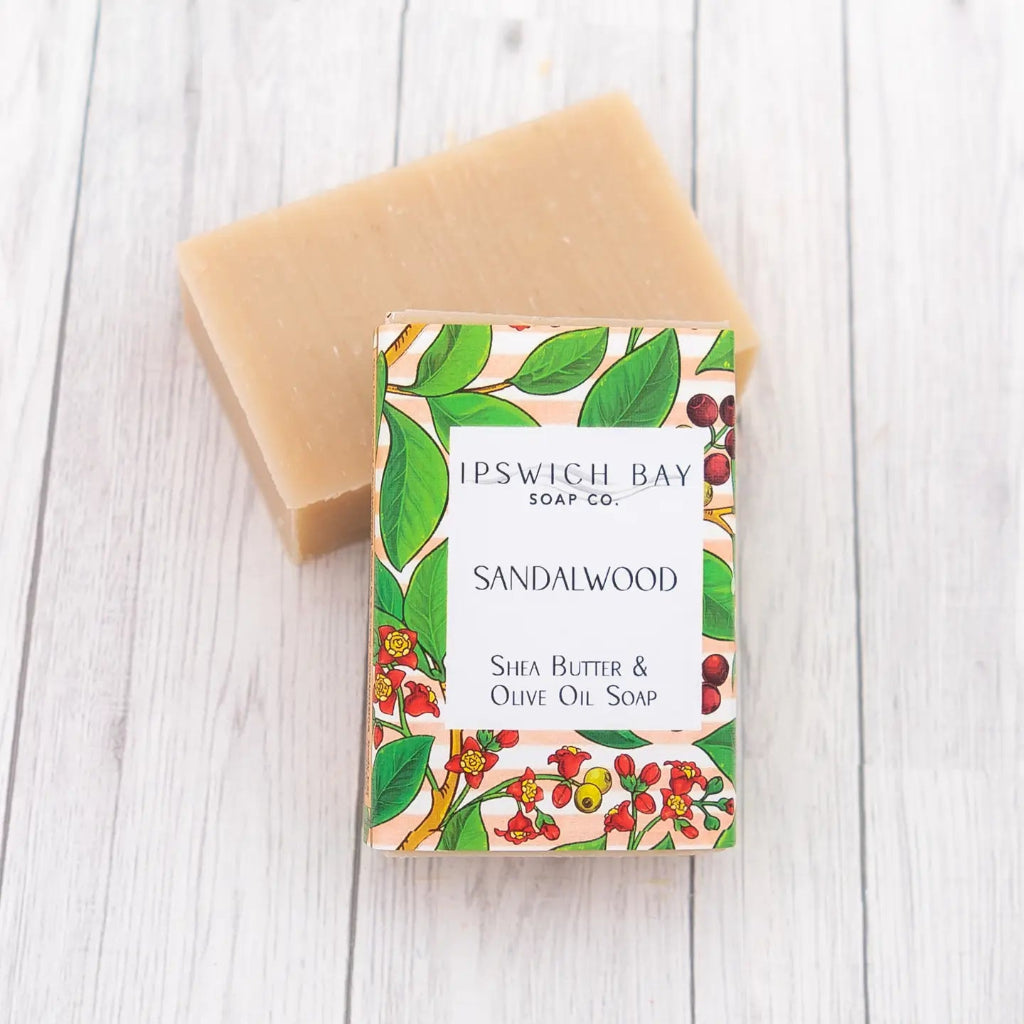 Ipswich Bay Handcrafted Soap Bar, 4 oz. - Sandalwood