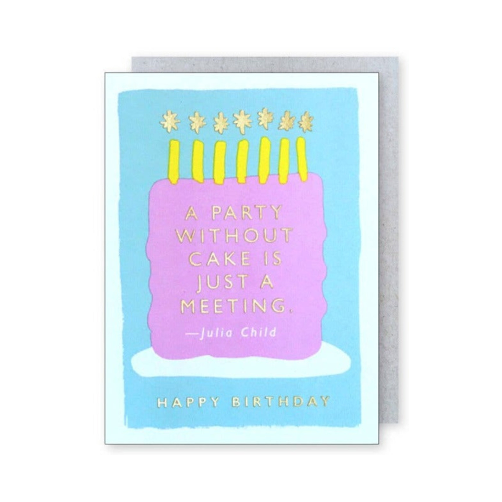 Cake Quote Birthday Card