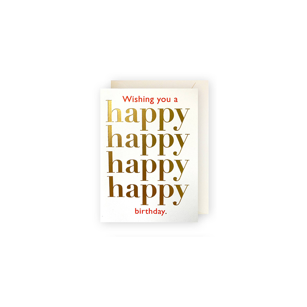 Happy Happy Birthday Enclosure Card